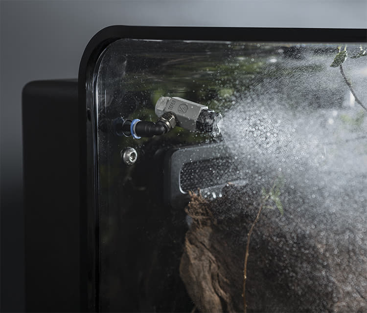 Rain nozzle in action