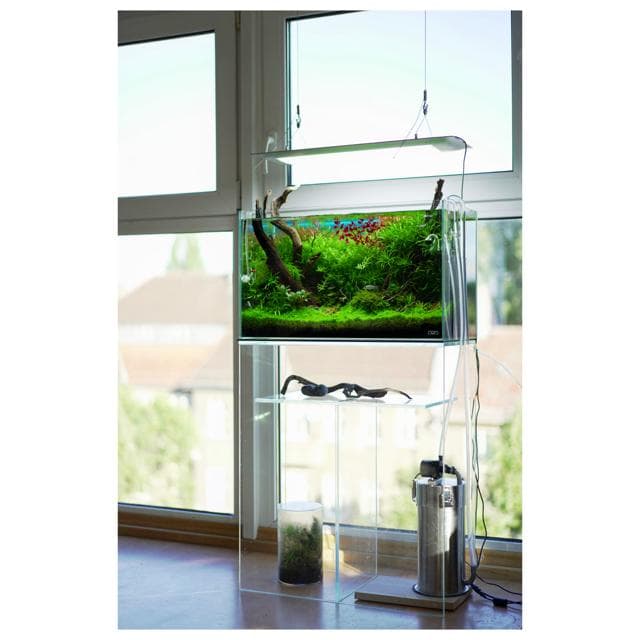 Glass and stainless steel
