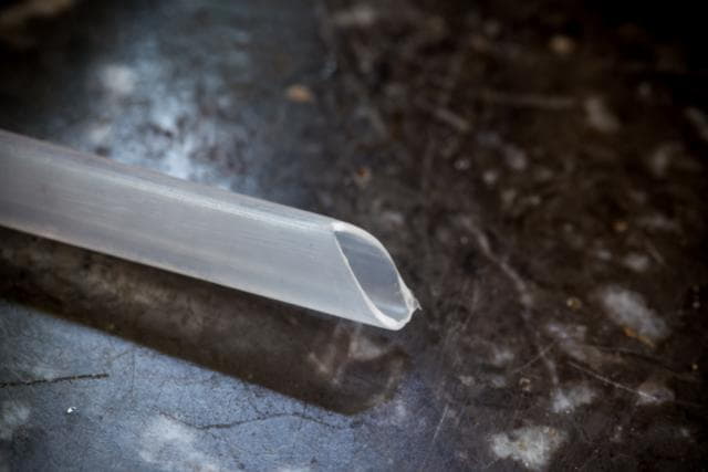 Tube end cut square