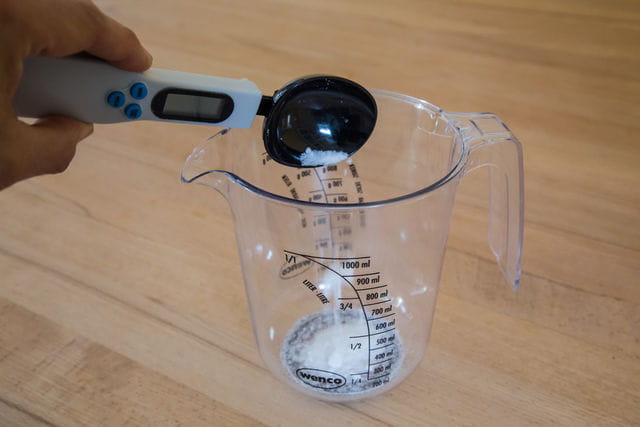 Adding the salt