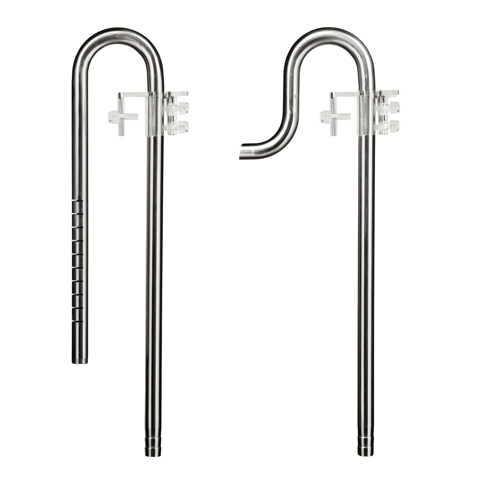 Aquasabi - Filter Ein-/Auslauf - Stainless Steel - Set