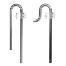 Aquasabi - Filter In-/Outflow - Stainless Steel - Set -...