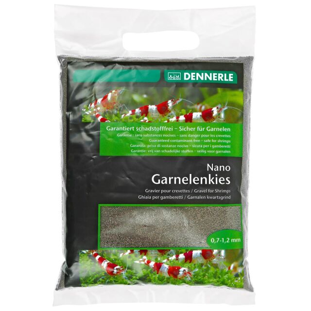Dennerle - Nano Shrimp Gravel Bed - Arkansas gray - 2 kg