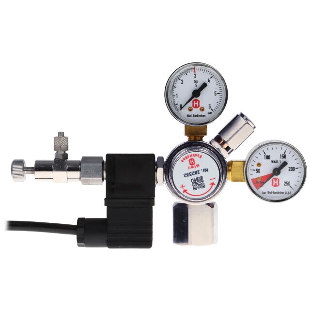 Hiwi - Druckminderer + MV + RSV + Adapter f&uuml;r Sodastream Zylinder