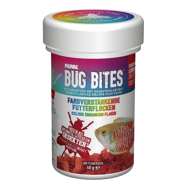 Fluval - Bug Bites Color Enhanc.Flakes
