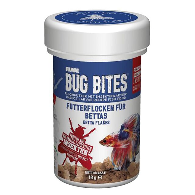 Fluval - Bug Bites Futterflocken f&uuml;r Bettas - 18 g