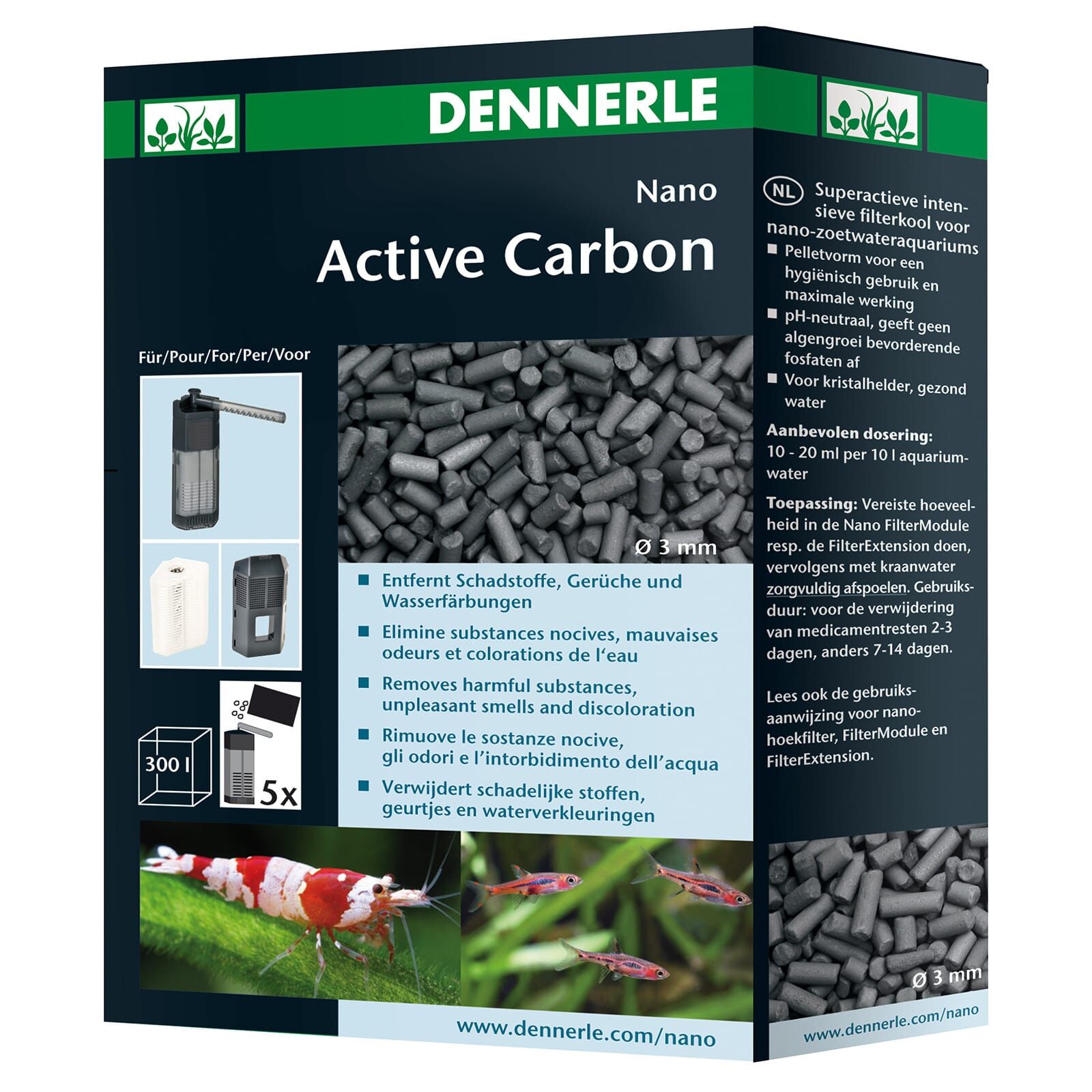 Dennerle - Nano ActiveCarbon - 300 ml