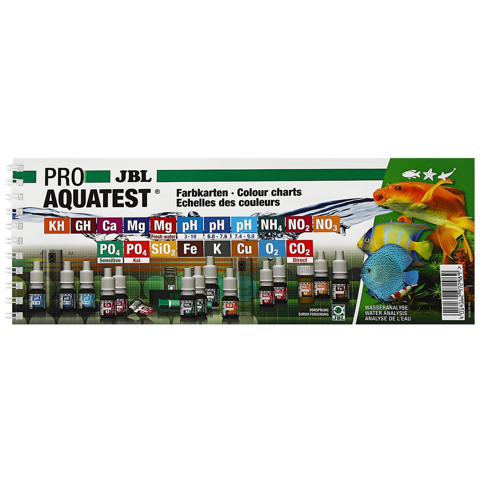 JBL - ProAquaTest - Color charts