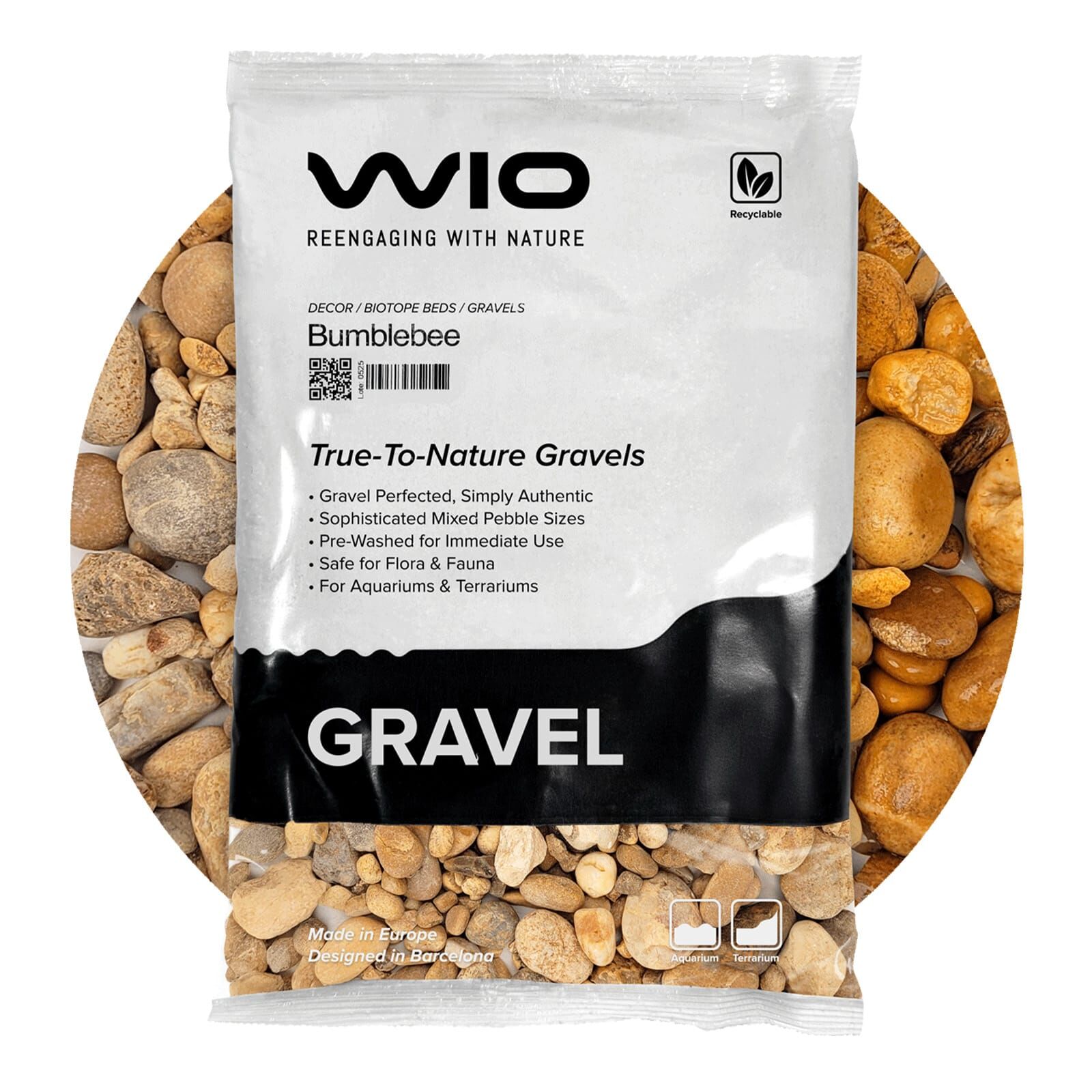 WIO - Decor-Gravels - Bumblebee - 2 kg