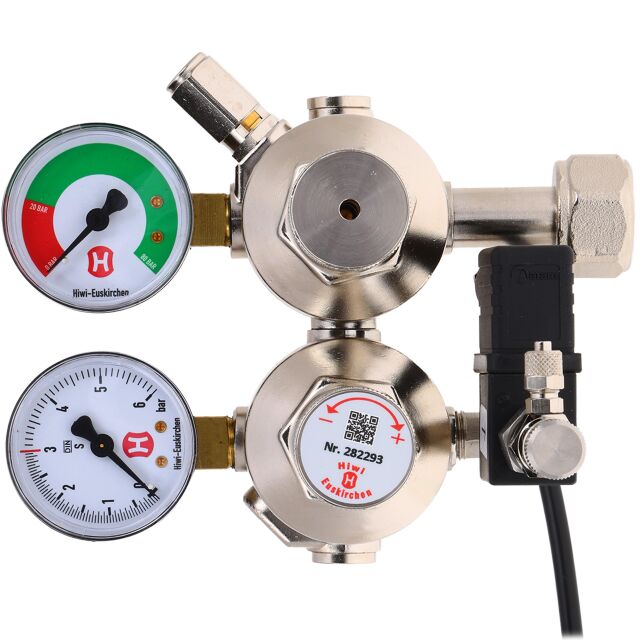 Hiwi - Doppelkammer Druckminderer + MV &amp; RSV