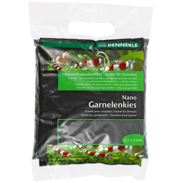 Dennerle - Nano Shrimps Gravel Bed - Sulawesi Black - 2 kg - B-stock