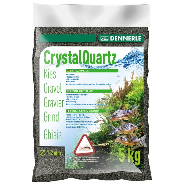Dennerle - Crystal Quartz Gravel - Diamond black - B-stock