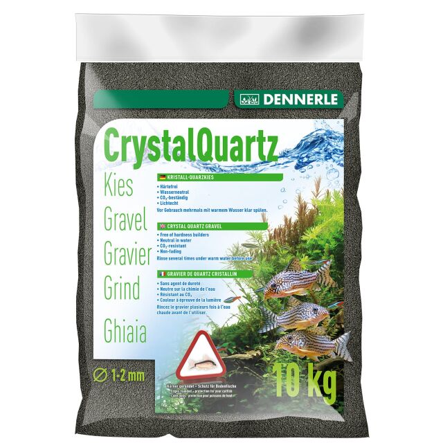 Dennerle - Crystal Quartz Gravel - Diamond black - B-stock