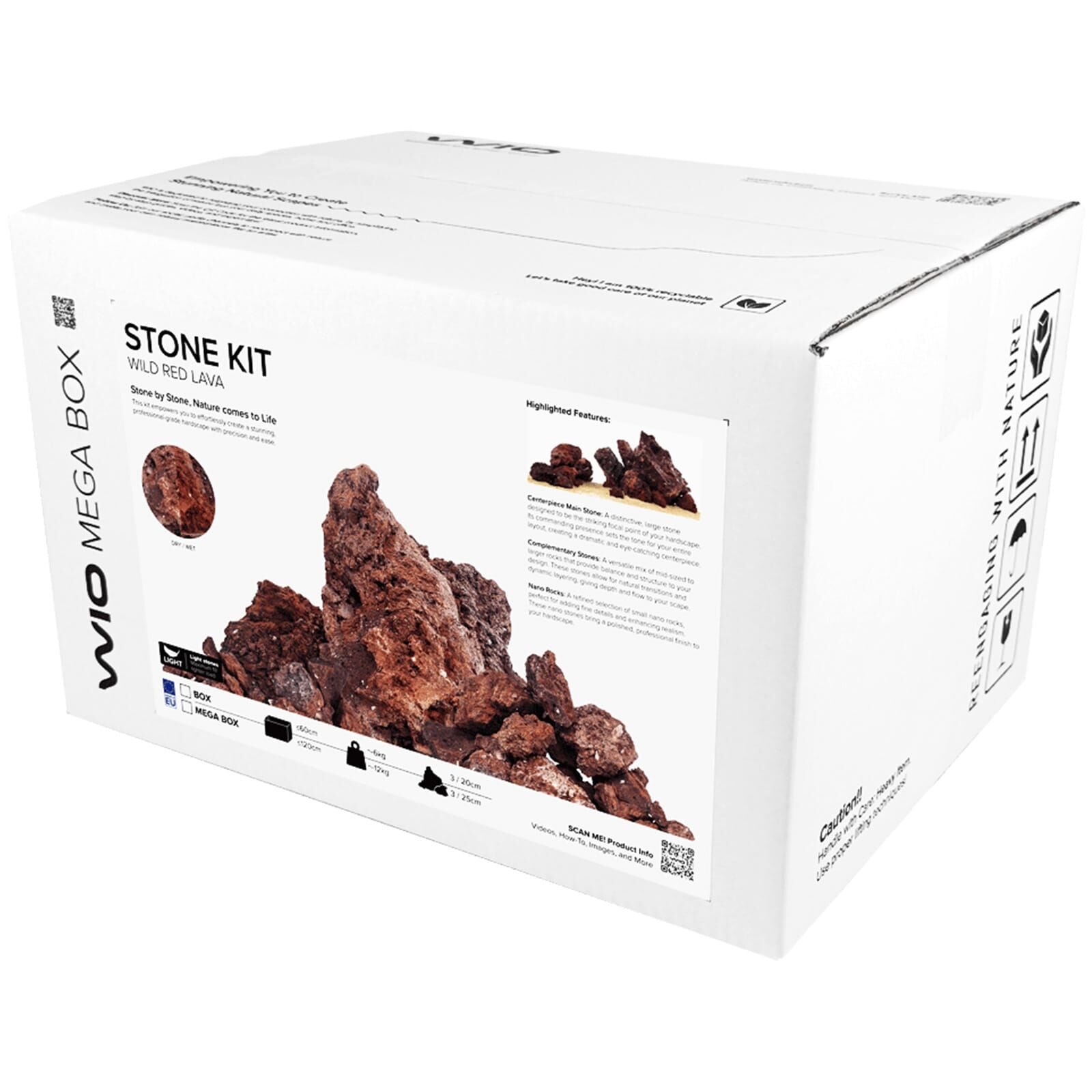WIO - Stones - Wild Red Lava Stone