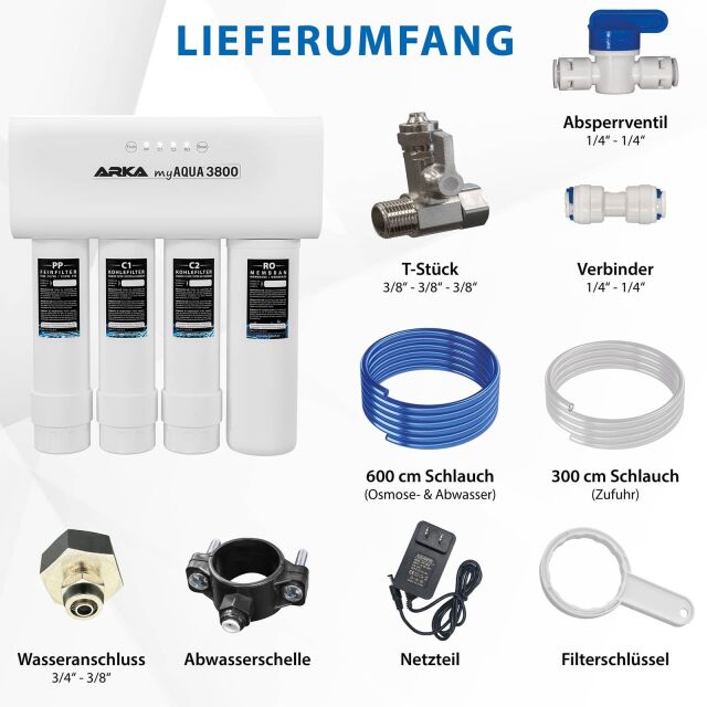 ARKA - myAqua Reverse osmosis systems - 3800