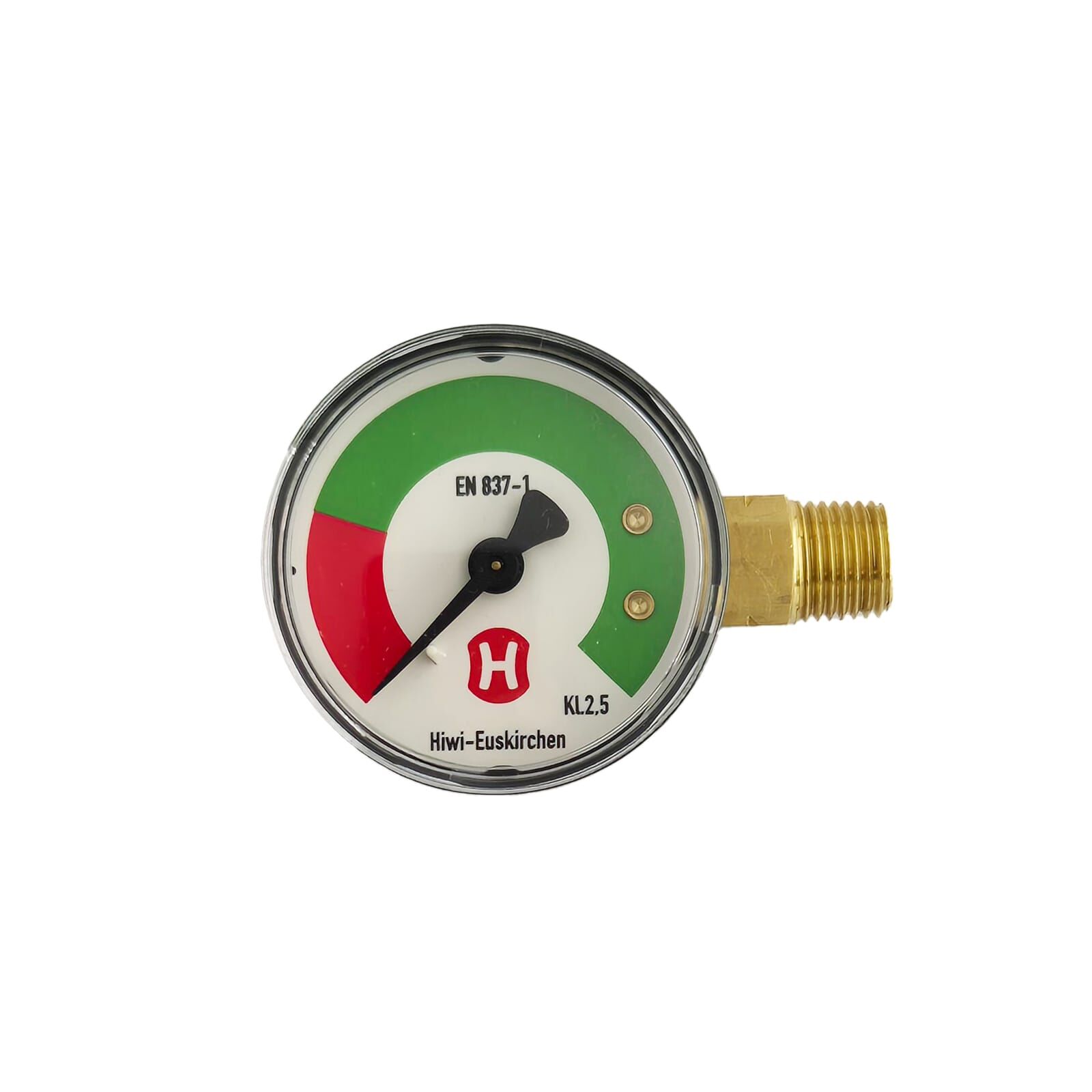 Hiwi - Flaschendruckmanometer - f&uuml;r Doppelkammerdruckminderer - 80 bar