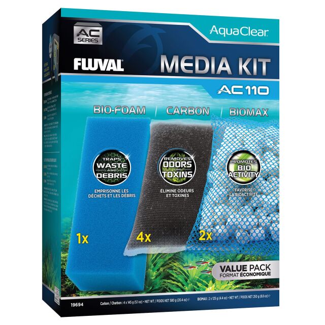Fluval - AquaClear - Filter media set