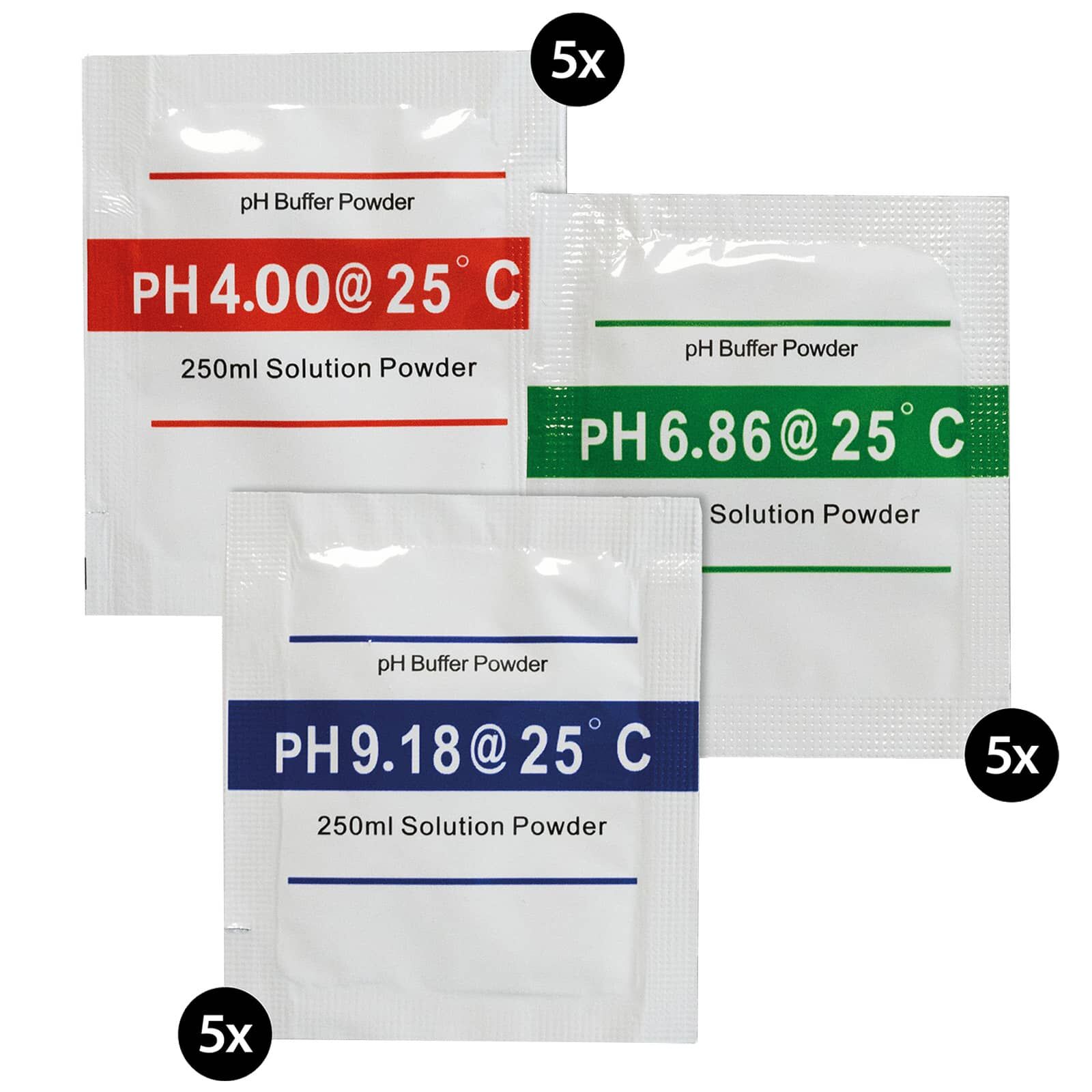 ARKA - myAqua pH meter - Calibration set - 5x3
