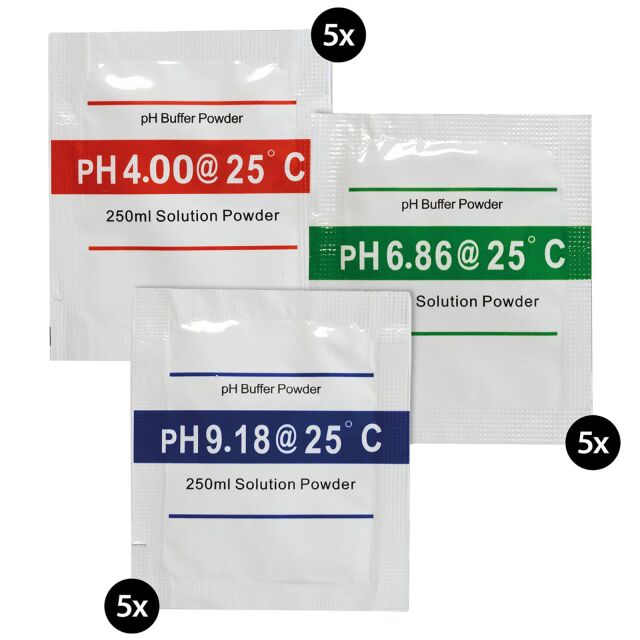 ARKA - myAqua pH meter - Calibration set - 5x3