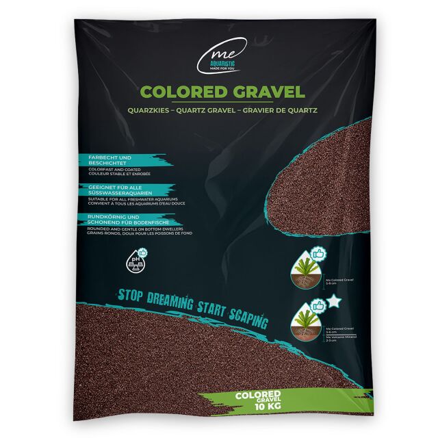 Me - Colored Gravel - Mocha Brown - 1,2-1,8 mm