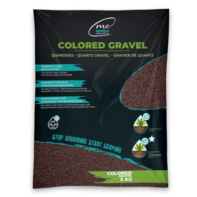 Me - Colored Gravel - Mocha Brown - 1,2-1,8 mm