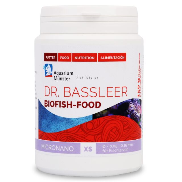 Aquarium M&uuml;nster - Dr. Bassleer - Biofish Food - BF Micronano XS