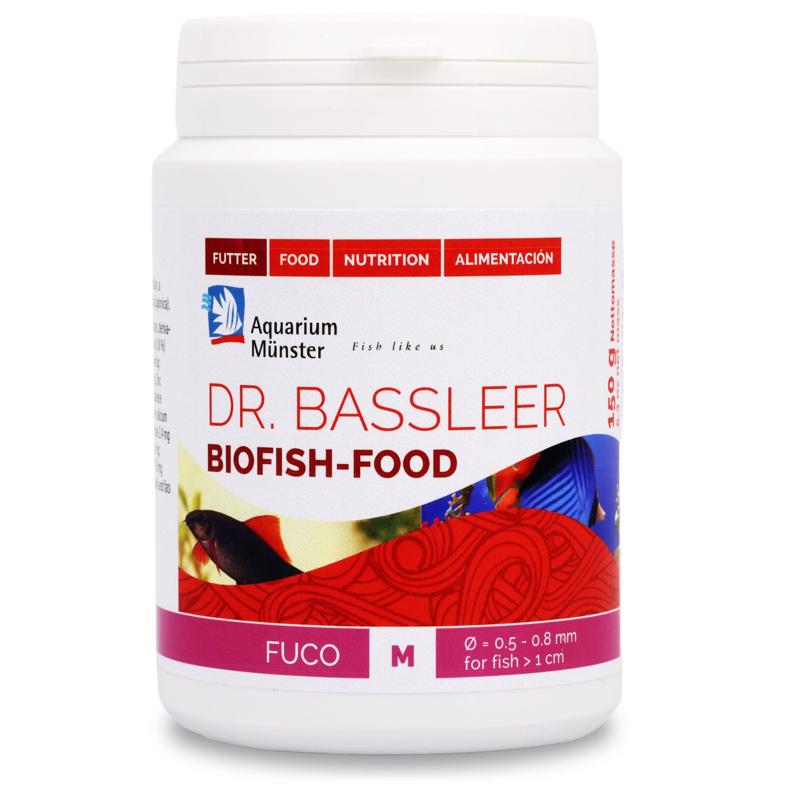 Aquarium M&uuml;nster - Dr. Bassleer - Biofish Food - BF Fuco M