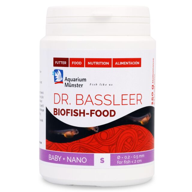 Aquarium M&uuml;nster - Dr. Baasleer - Biofish Food - BF Baby + Nano S