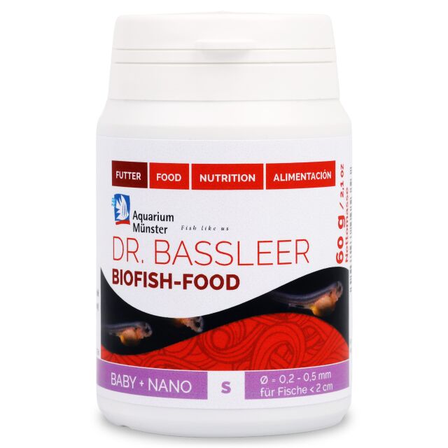 Aquarium M&uuml;nster - Dr. Baasleer - Biofish Food - BF Baby + Nano S